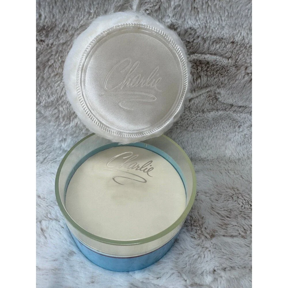 Vtg Revlon CHARLIE Perfumed Dusting Powder~3 oz~Body Powder w/ Puff New Sealed